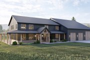 Barndominium Style House Plan - 4 Beds 2.5 Baths 3293 Sq/Ft Plan #455-243 Exterior 