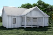 Cottage Style House Plan - 3 Beds 2 Baths 1425 Sq/Ft Plan #44-246 Exterior 