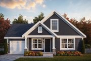 Traditional Style House Plan - 3 Beds 2 Baths 1426 Sq/Ft Plan #124-398 Exterior 