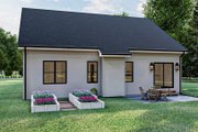 Farmhouse Style House Plan - 2 Beds 2 Baths 1192 Sq/Ft Plan #455-271 Exterior 