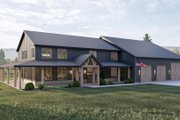 Barndominium Style House Plan - 4 Beds 2.5 Baths 3293 Sq/Ft Plan #455-243 Exterior 