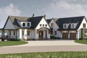 European Style House Plan - 1 Beds 1.5 Baths 2494 Sq/Ft Plan #455-361 Exterior 