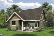 Bungalow Style House Plan - 3 Beds 2.5 Baths 1777 Sq/Ft Plan #48-646 Exterior 