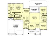 Craftsman Style House Plan - 3 Beds 2 Baths 2073 Sq/Ft Plan #430-157 Floor 