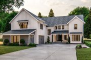Farmhouse Style House Plan - 5 Beds 4.5 Baths 4086 Sq/Ft Plan #455-720 Exterior 