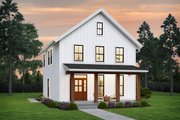 Farmhouse Style House Plan - 3 Beds 2.5 Baths 1619 Sq/Ft Plan #48-1054 Exterior 