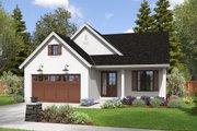 Farmhouse Style House Plan - 3 Beds 2 Baths 1446 Sq/Ft Plan #48-1068 Exterior 