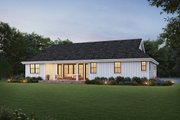 Farmhouse Style House Plan - 3 Beds 2 Baths 1592 Sq/Ft Plan #48-1126 Exterior 