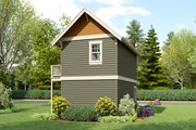 Cottage Style House Plan - 1 Beds 1 Baths 336 Sq/Ft Plan #48-1092 Exterior 
