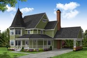 Farmhouse Style House Plan - 3 Beds 2.5 Baths 2361 Sq/Ft Plan #124-113 Exterior 