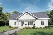 Cottage Style House Plan - 3 Beds 2 Baths 1500 Sq/Ft Plan #44-247 Exterior 