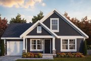 Traditional Style House Plan - 3 Beds 2 Baths 1426 Sq/Ft Plan #124-398 Exterior 