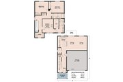 Farmhouse Style House Plan - 3 Beds 2.5 Baths 1628 Sq/Ft Plan #124-1097 Floor 