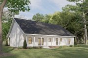 Farmhouse Style House Plan - 4 Beds 3 Baths 2096 Sq/Ft Plan #44-248 Exterior 