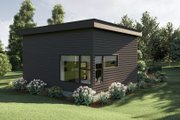 Modern Style House Plan - 1 Beds 1 Baths 373 Sq/Ft Plan #455-355 Exterior 