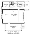 Contemporary Style House Plan - 3 Beds 2 Baths 1559 Sq/Ft Plan #932-435 Floor 