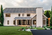 Farmhouse Style House Plan - 5 Beds 4.5 Baths 4086 Sq/Ft Plan #455-720 Exterior 