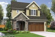 Cottage Style House Plan - 3 Beds 2.5 Baths 1712 Sq/Ft Plan #48-575 Exterior 