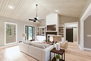 Barndominium Style House Plan - 4 Beds 3 Baths 2519 Sq/Ft Plan #44-282 Interior 