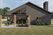 Barndominium Style House Plan - 3 Beds 2.5 Baths 2752 Sq/Ft Plan #455-240 Exterior 