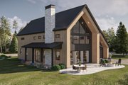 Barndominium Style House Plan - 3 Beds 2.5 Baths 2332 Sq/Ft Plan #455-340 Exterior 