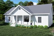 Cottage Style House Plan - 3 Beds 2 Baths 1425 Sq/Ft Plan #44-246 Exterior 