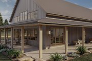 Barndominium Style House Plan - 3 Beds 2 Baths 2113 Sq/Ft Plan #455-244 Exterior 
