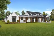 Farmhouse Style House Plan - 3 Beds 2.5 Baths 2495 Sq/Ft Plan #48-943 Exterior 