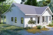 Cottage Style House Plan - 3 Beds 2 Baths 1500 Sq/Ft Plan #44-247 Exterior 
