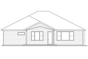 Craftsman Style House Plan - 3 Beds 2 Baths 2015 Sq/Ft Plan #124-1031 Exterior 
