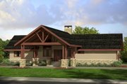 Craftsman Style House Plan - 2 Beds 2 Baths 1545 Sq/Ft Plan #124-1019 Exterior 