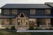 Barndominium Style House Plan - 4 Beds 2.5 Baths 3293 Sq/Ft Plan #455-243 Exterior 