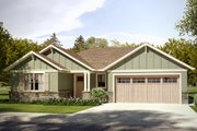 Craftsman Style House Plan - 3 Beds 2 Baths 1819 Sq/Ft Plan #124-1030 Exterior 