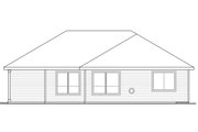 Craftsman Style House Plan - 3 Beds 2 Baths 1819 Sq/Ft Plan #124-1030 Exterior 