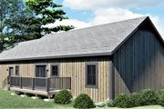 Ranch Style House Plan - 3 Beds 2 Baths 1311 Sq/Ft Plan #44-239 Exterior 