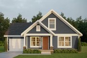 Traditional Style House Plan - 3 Beds 2 Baths 1426 Sq/Ft Plan #124-398 Exterior 