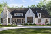 Cottage Style House Plan - 3 Beds 2.5 Baths 3242 Sq/Ft Plan #455-678 Exterior 