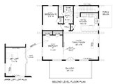 Contemporary Style House Plan - 3 Beds 2 Baths 1559 Sq/Ft Plan #932-435 Floor 