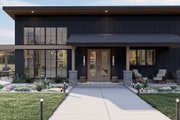 Barndominium Style House Plan - 2 Beds 2 Baths 1575 Sq/Ft Plan #455-252 Exterior 