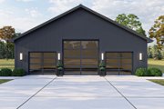 Barndominium Style House Plan - 3 Beds 2.5 Baths 2752 Sq/Ft Plan #455-240 Exterior 