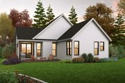 Farmhouse Style House Plan - 3 Beds 2 Baths 1196 Sq/Ft Plan #48-1031 Exterior 