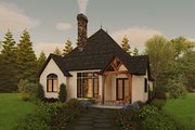 Cottage Style House Plan - 2 Beds 2 Baths 1285 Sq/Ft Plan #48-1029 Exterior 
