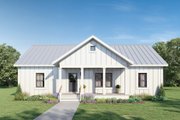 Cottage Style House Plan - 3 Beds 2 Baths 1425 Sq/Ft Plan #44-246 Exterior 