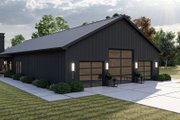 Barndominium Style House Plan - 3 Beds 2.5 Baths 2752 Sq/Ft Plan #455-240 Exterior 