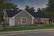 Ranch Style House Plan - 3 Beds 2 Baths 1924 Sq/Ft Plan #427-6 Exterior 