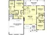 Farmhouse Style House Plan - 3 Beds 2 Baths 1690 Sq/Ft Plan #430-362 Floor 
