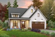 Farmhouse Style House Plan - 3 Beds 2 Baths 1552 Sq/Ft Plan #48-1032 Exterior 