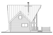 Log Style House Plan - 2 Beds 2 Baths 1216 Sq/Ft Plan #124-259 Exterior 