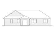 Ranch Style House Plan - 4 Beds 2 Baths 2124 Sq/Ft Plan #124-1091 Exterior 