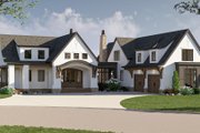 European Style House Plan - 1 Beds 1.5 Baths 2494 Sq/Ft Plan #455-361 Exterior 